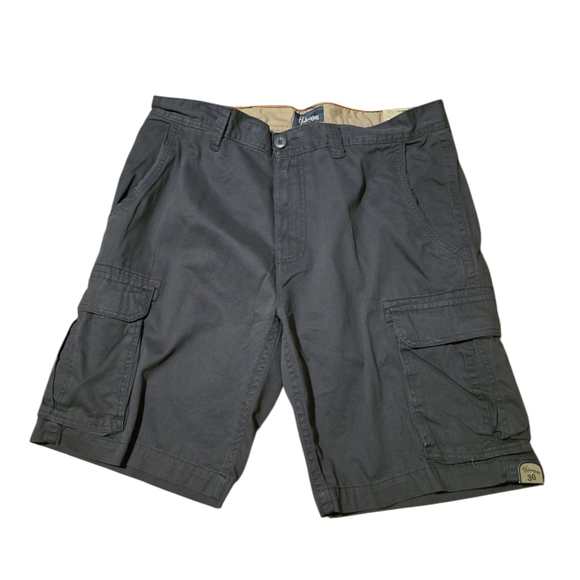 St. Johns Bay Gray Cargo Shorts - Picture 1 of 5